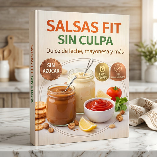 Salsas Fit Sin Culpa: Dulce de Leche, Mayonesa y Más
