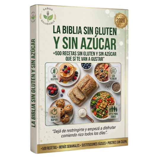 500 RECETAS SIN AZUCAR Y SIN GLUTEN