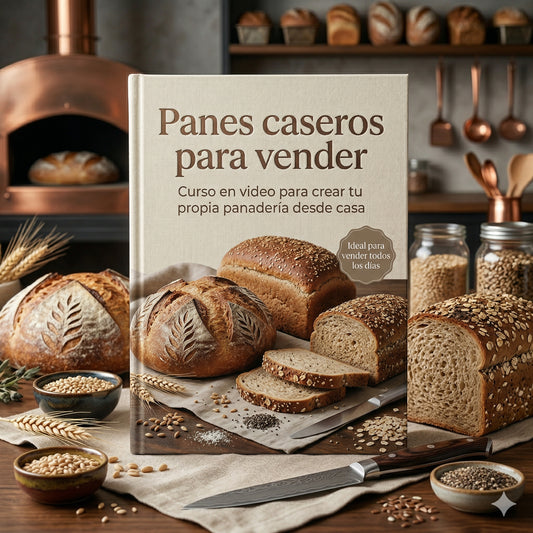 CLASE EN VIDEO DE COMO HACER PAN INTEGRAL CASERO 🍞